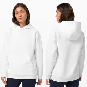 Lululemon All Yours Cotton Fleece Relaxed Fit Hoodie White
Size XS